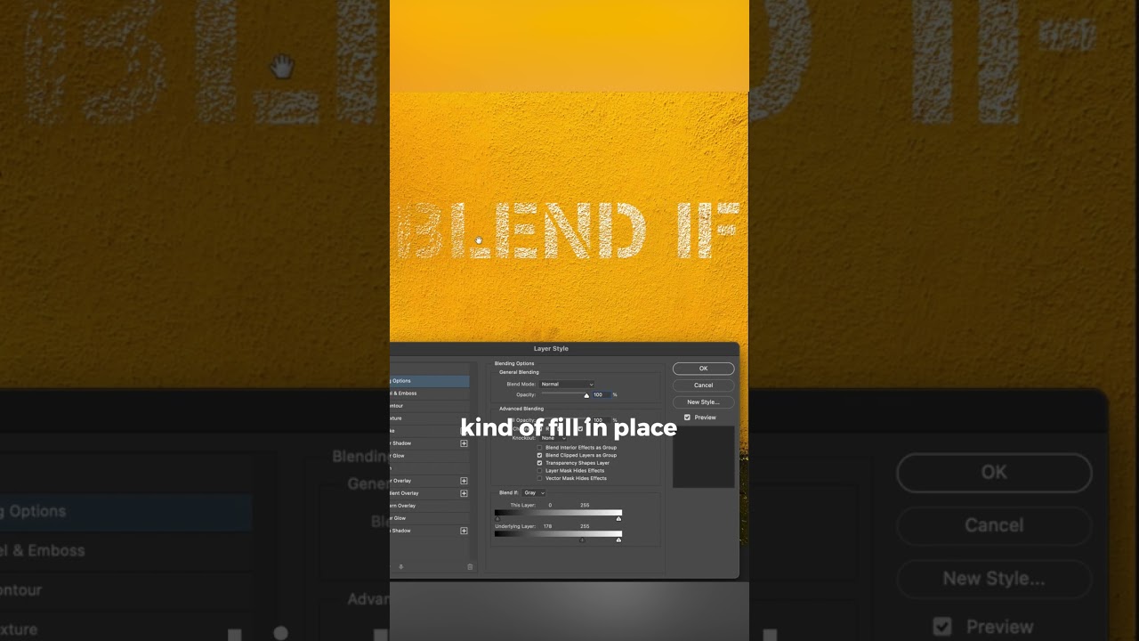 The Magic of Blend If Tools in Photoshop  #adobe #tutorial