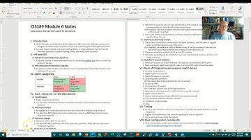 Intrusion analysis types