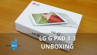 LG G Pad 8.3 unboxing