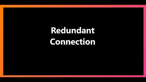 684. Redundant Connection