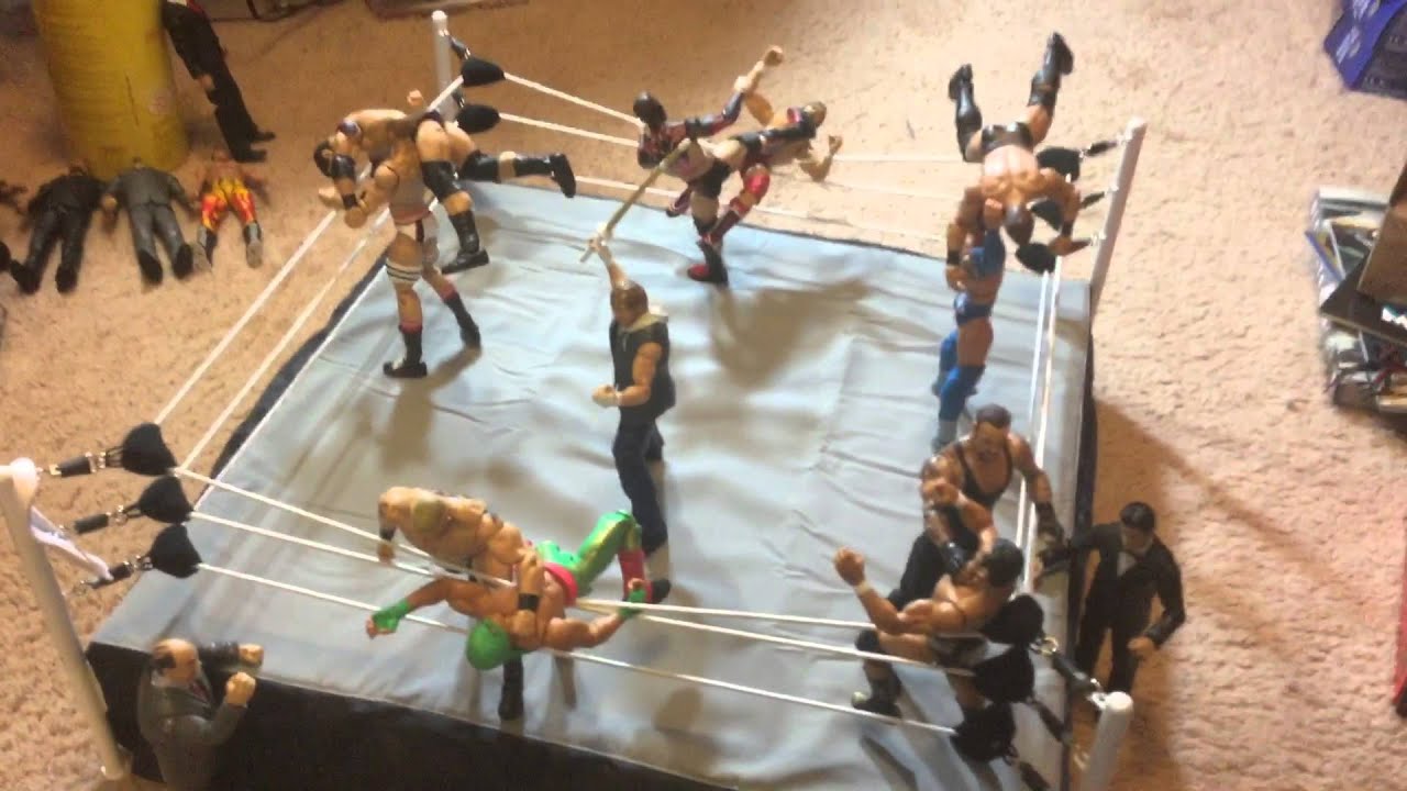 Figures Toy Company Premium Metal Real Scale Wrestling Ring for