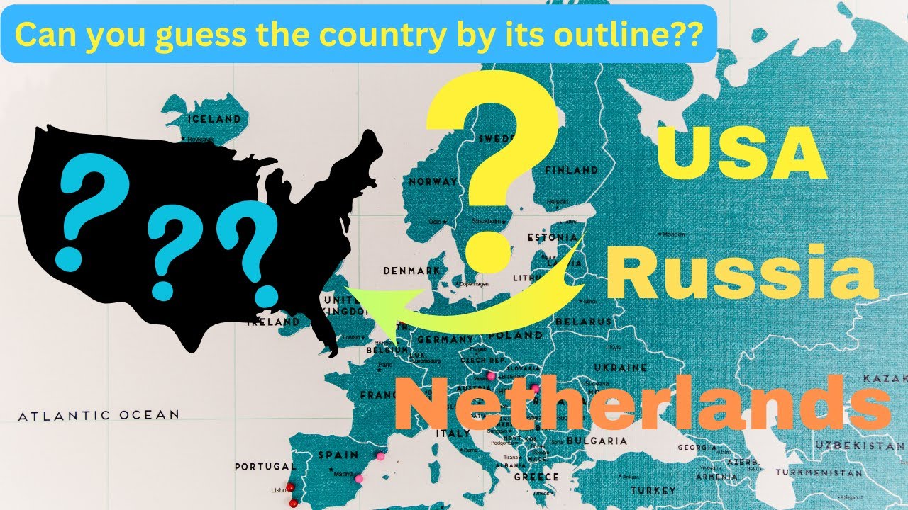 Guess the Country by its Silhouette: A Visual Trivia Adventure