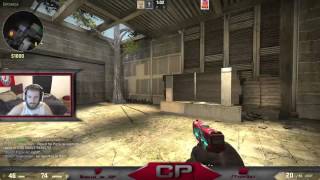 INSANE 1v5 Pistol Clutch-Ace on Cache - Competitive CS:GO Matchmaking