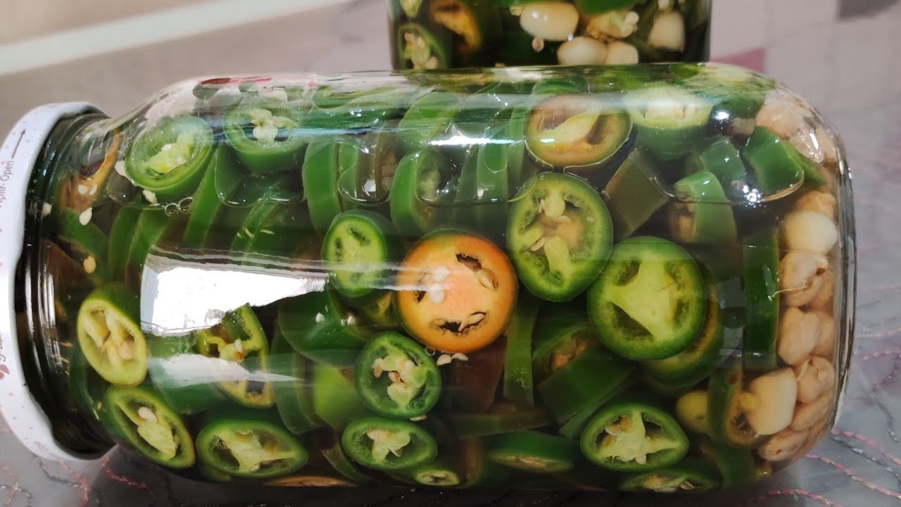 TAM ÖLÇÜLÜ JALAPENO BİBER TURŞUSU TARİFİ (MEKSİKA BİBERİ)TURŞU NASIL YAPILIR