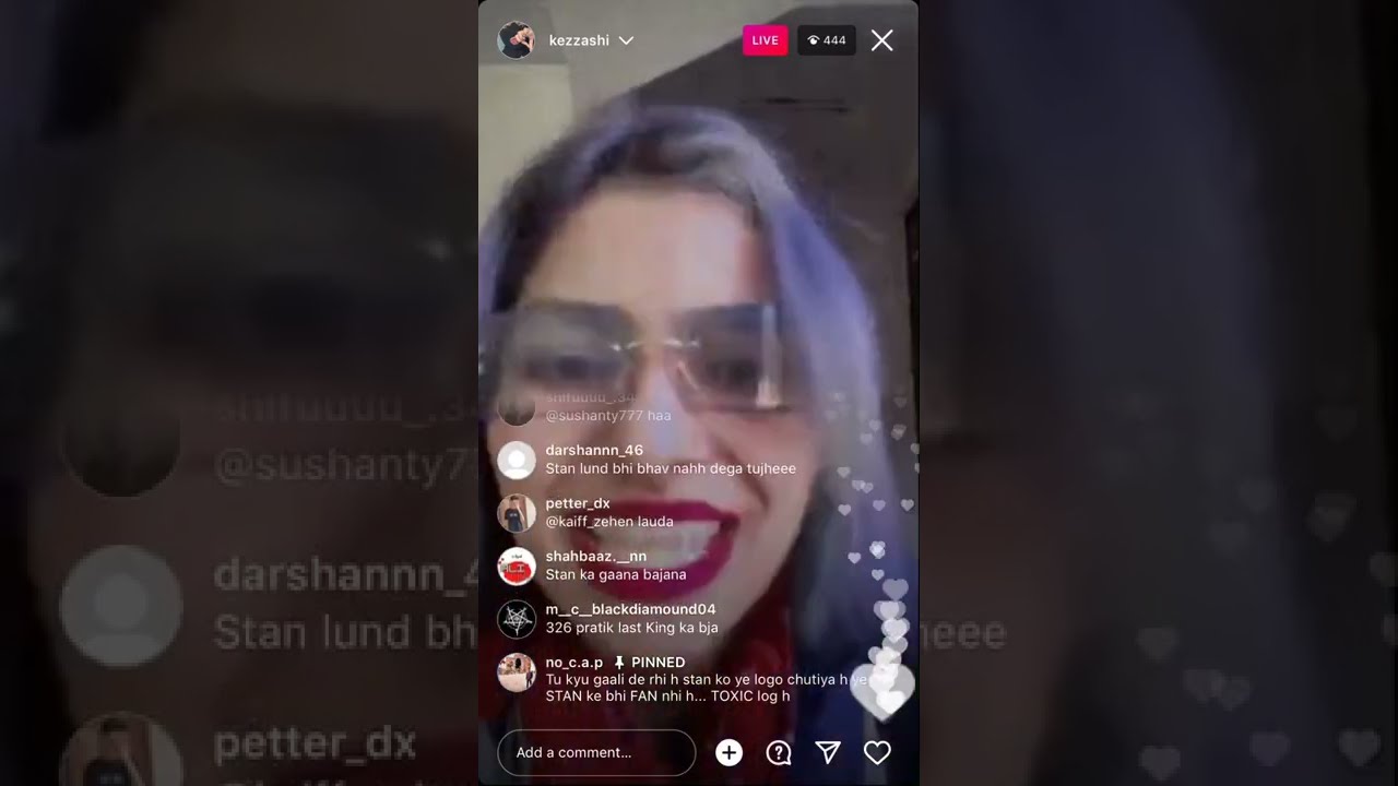 Mc Stan ex girlfriend kezzashi live