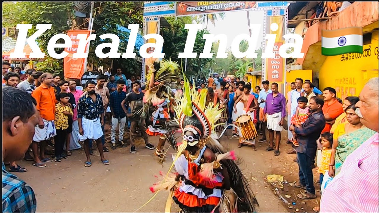 Theyyam  Karinghali  Cheruvarambathu Kavu Pooram    Kerala Temple Festival  Dubai World Traveler