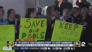 Parents and students fight to save swimming programs at Harford County Public Schools