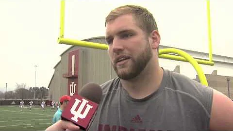 IU Football Spring Practice 5 - Nick Mangieri