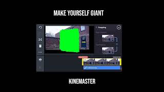 Make Yourself GIANT with KINEMASTER #short screenshot 5