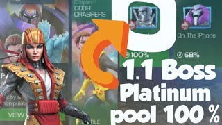 MCOC THroneBreaker Boss 1 1 Platinum Pool Completed 100