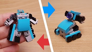 Mini LEGO brick security robot transformer robot - Guardian Unit #LEGO #MOC