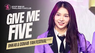 Hoop BNK48 Fancam - Give Me Five @ BNK48 & CGM48 Fan Festival 2023, Union Mall - 231203 - 4K