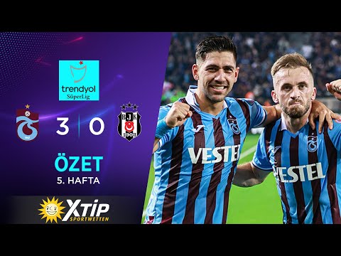 Trabzonspor (3-0) Beşiktaş - Highlights/Özet | Trendyol Süper Lig - 2023/24