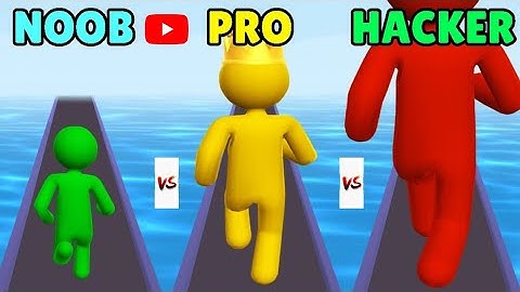 Giant Rush Noob vs Pro vs Hacker  -All levels gameplay iOS, Android spg12