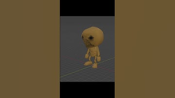 Zombie animation - Born64  #nintendo64 #born64  #retrogaming #gamedev #blender #blenderanimation
