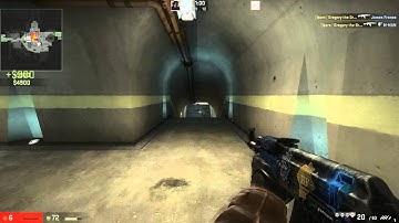 CSGO Ace #1 (1v3 Clutch with 6 HP)