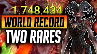 TOTALLY INSANE CLAN BOSS WORLD RECORD WITH 2 RARES feat VictorTES | Raid: Shadow Legends