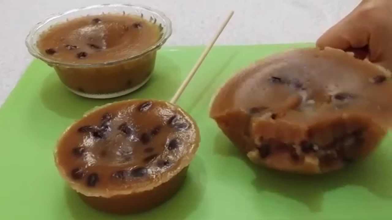 Chinese Red Bean Pudding : ASMR / Mukbang ( Cooking & BINAURAL Eating Sounds )