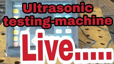 Ultrasonic testing in hindi||testing for impurities  air voids on plate and shabd etc in hindi