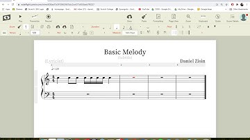 Creating Basic Melodies with Noteflight
