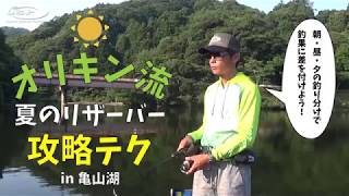 オリキン流 夏のリザーバー攻略テクin亀山湖 朝・昼・夕の釣り分けで釣果に差を付けよう！