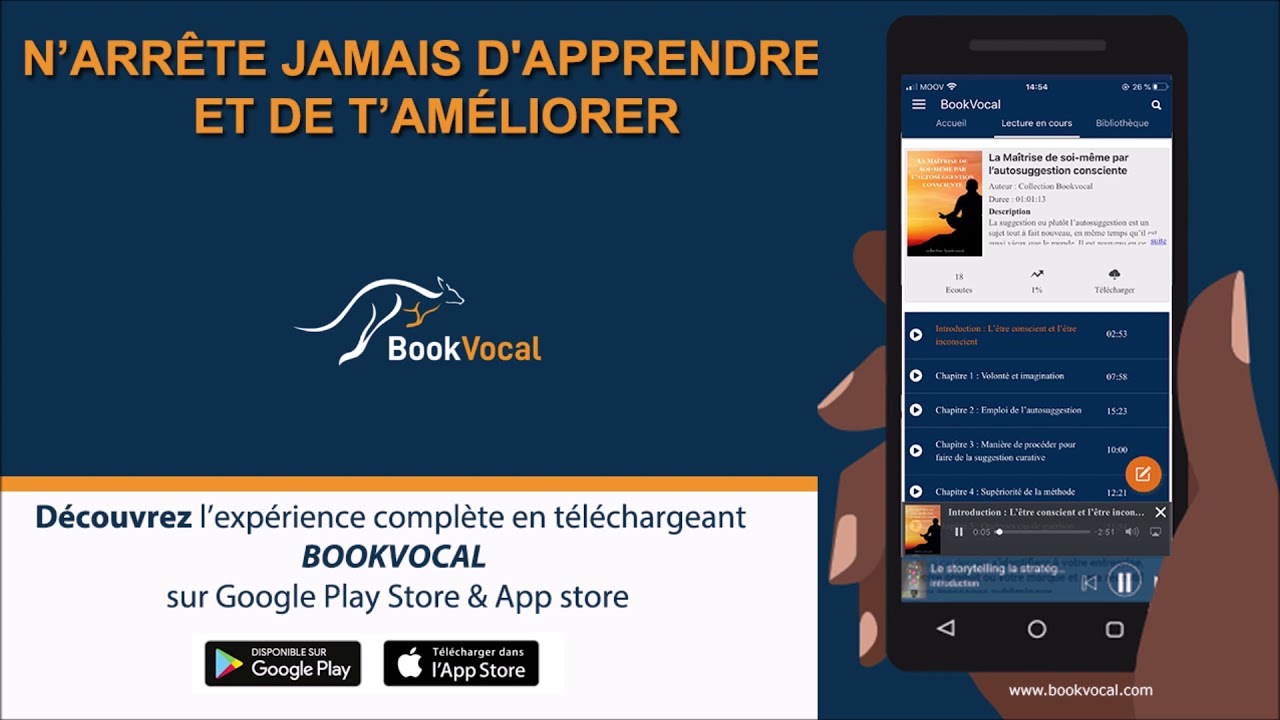 Livre audio : La maîtrise de soi même par l'auto-suggestion consciente