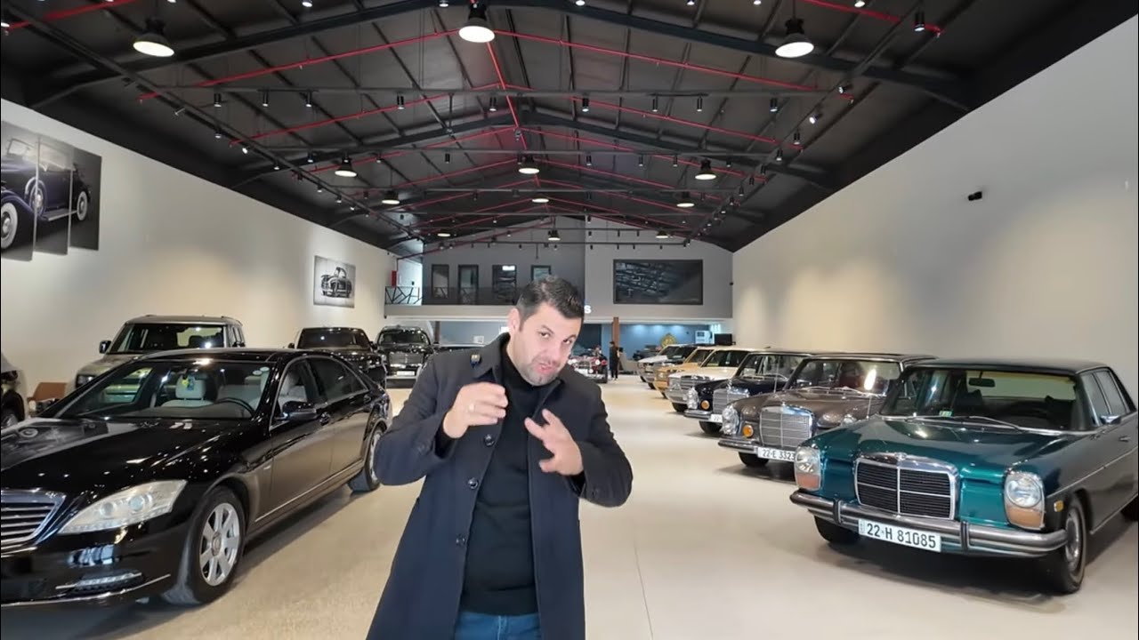 وحيدة في العراق معرض حمه كارس خاص مجموعة مرسيدس كلاسيك 