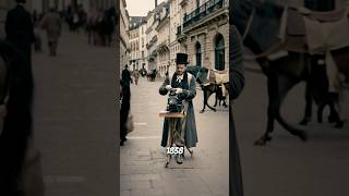 WORLD'S FIRST Human Photograph Captured by ACCIDENT! #history #didyouknow #curiosity #art