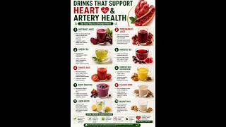 DRINKS THAT SUPPORT HEART AND ARTERY HEART
