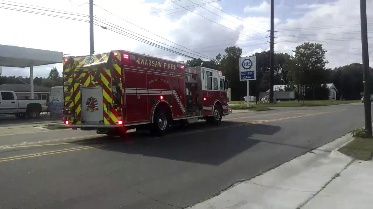Warsaw fire department responding compilation YouTube