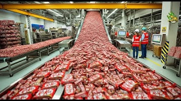🍫 Het verborgen proces van KitKat-chocoladeproductie dat je nog nooit hebt gezien!