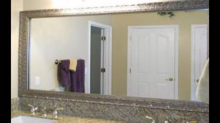 brushed nickel bathroom mirror