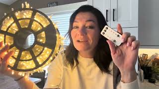 Warm White 600 LED String Lights Year Round Decor Review