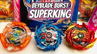 Beyblade Burst Sparking Super King Super Hyperion, King Helios, Glide Ragnaruk