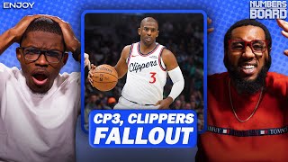 The REALITY of Los Angeles Clippers' split with Chris Paul | Numbers on the Board | NBA on NBC