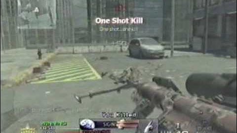 Modern Warfare 2: Quick Scope/ Throwing Knife Montage