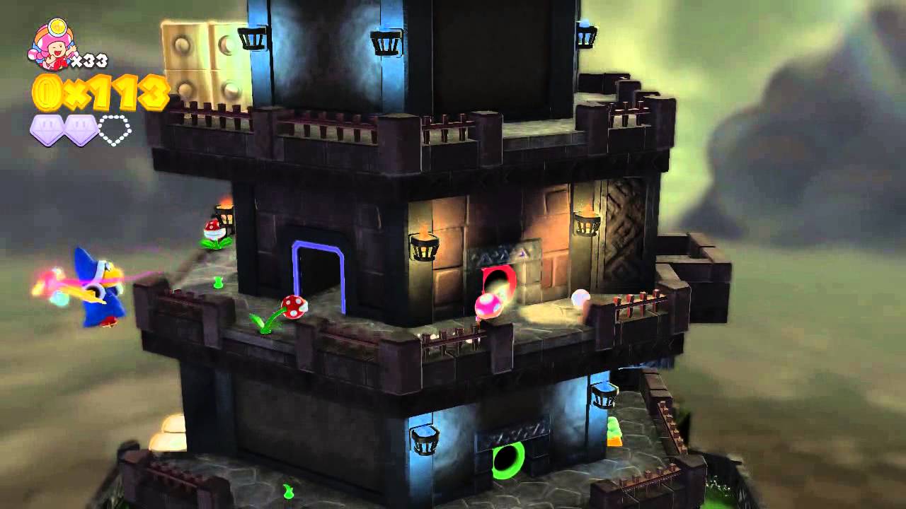 Captain Toad: Treasure Tracker. Nivel 18 - Parte 3. La insólita torre de los Kameks