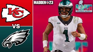 Eagles vs. Chiefs Super Bowl 57 Simulation | Madden 23 Gameplay PS5