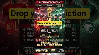 😱 SPAIN 7-1 SAUDI ARABIA?! SUPERCOMPUTER PREDICTION | FIFA WORLD CUP 2026