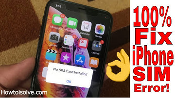 No SIM Card & Invalid SIM or Card Failure Error on iPhone 13, 12 Pro Max XR Can