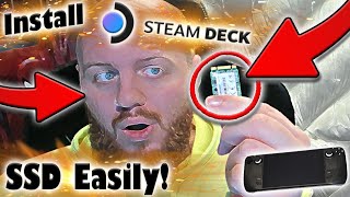 HOW TO UPGRADE STEAM DECK SSD EASILY! (SAVE MONEY)