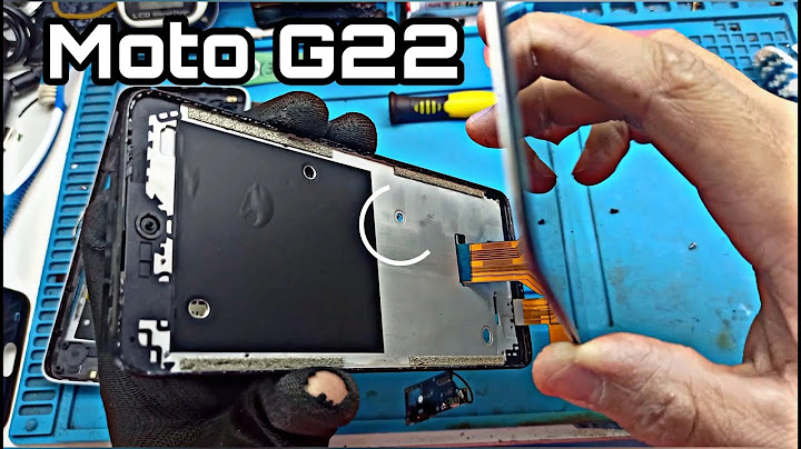 Troca de tela Moto G22