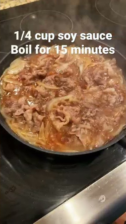 Gyudon🍚🥩 Recipe in description