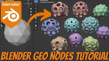 Beginner Geometry Nodes Blender Tutorial 2023 - Procedural 3D Modeling