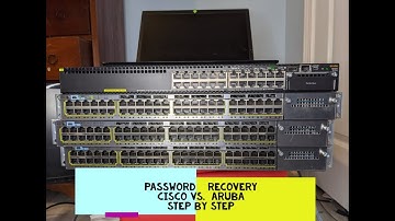 Cisco and Aruba Switch Password Recovery  - Step by Step