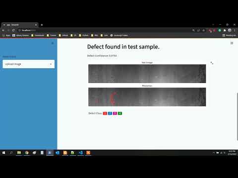 Surface defect detection and segmentation Web API