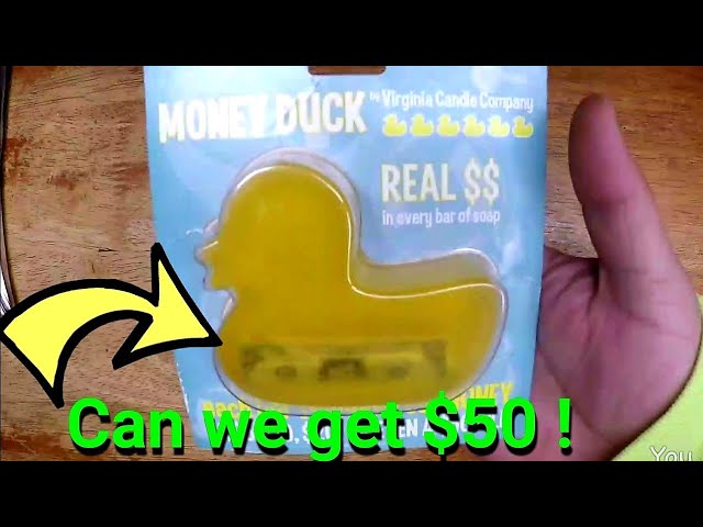 (Set of 2) Duck Money Soap - Find REAL CASH in Every Delightfully Scented  Bar …