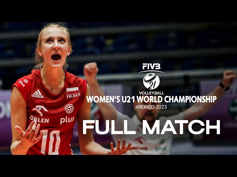 SRB Vs POL Full Match Women S U21 World Championship Lèon