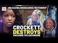 Bleach blonde bad built butch body jasmine crockett roasts mtg  roland martin