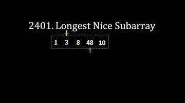 Leetcode2401-Longest Nice Subarray